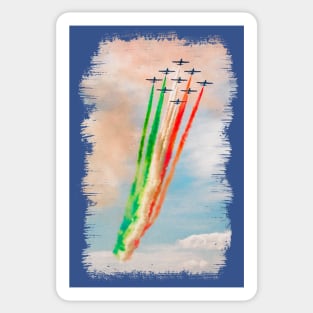 Airshow of the Italian Frecce Tricolori Sticker